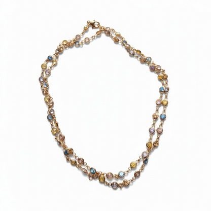 Collana Catena Mille Punti Luce, Argento S925