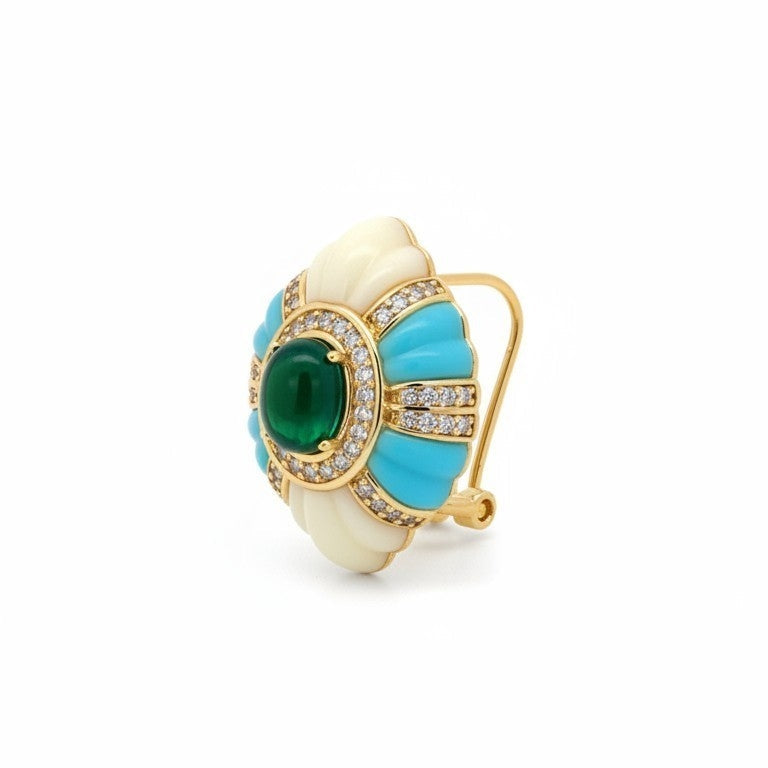 Contrarie Ring with Sea Shell and Starfish Sea Accessories, in STAINLESS steel