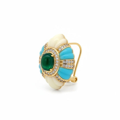Contrarie Ring with Sea Shell and Starfish Sea Accessories, in STAINLESS steel