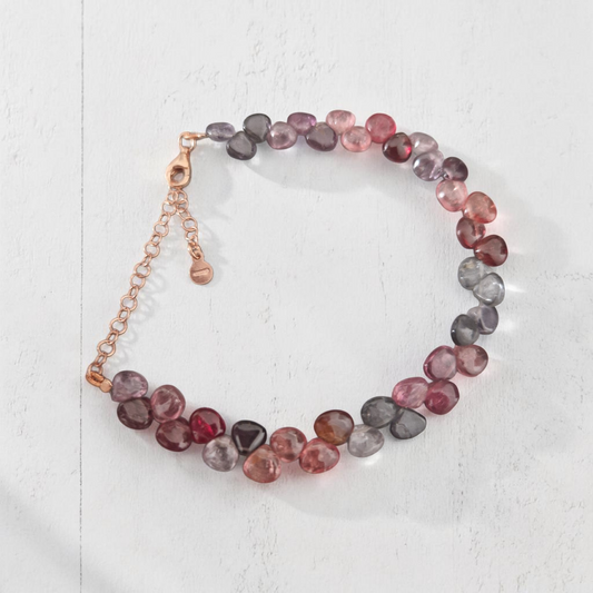 Bracciale Gocce di Tormalina, Artigianato puro, Argento s925