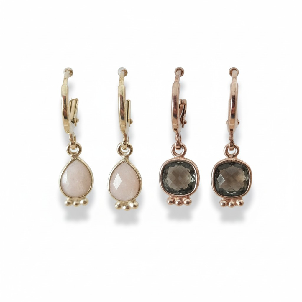 Kate Square Earrings, Luxury in S925 Silver