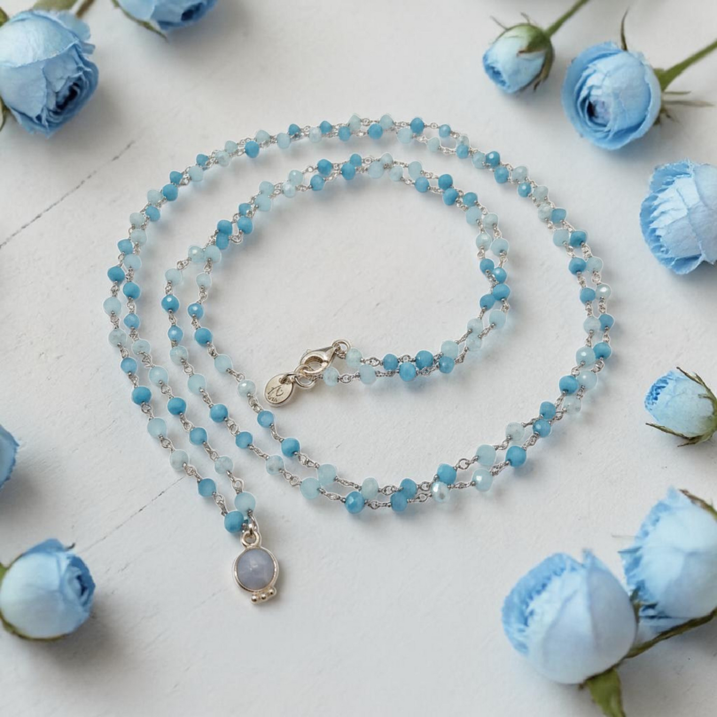 6mm COLOR Light Point Earrings, Exclusive Production, 925 Silver