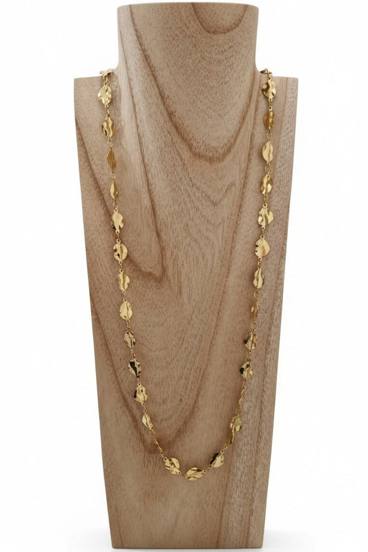 Collana Lunga mille Foglie, in ACCIAIO inossidabile