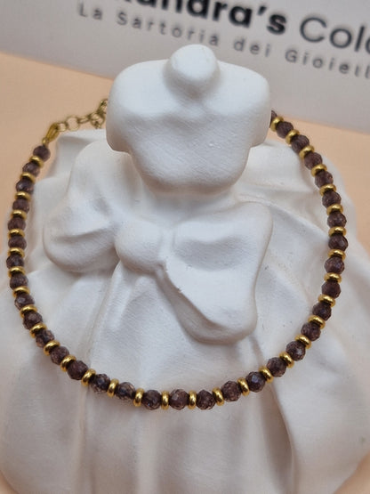 Bracciali con Pietre Naturali, in Argento s925