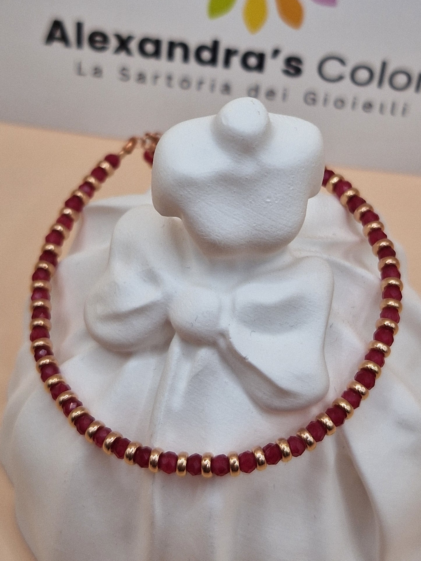 Bracciali con Pietre Naturali, in Argento s925