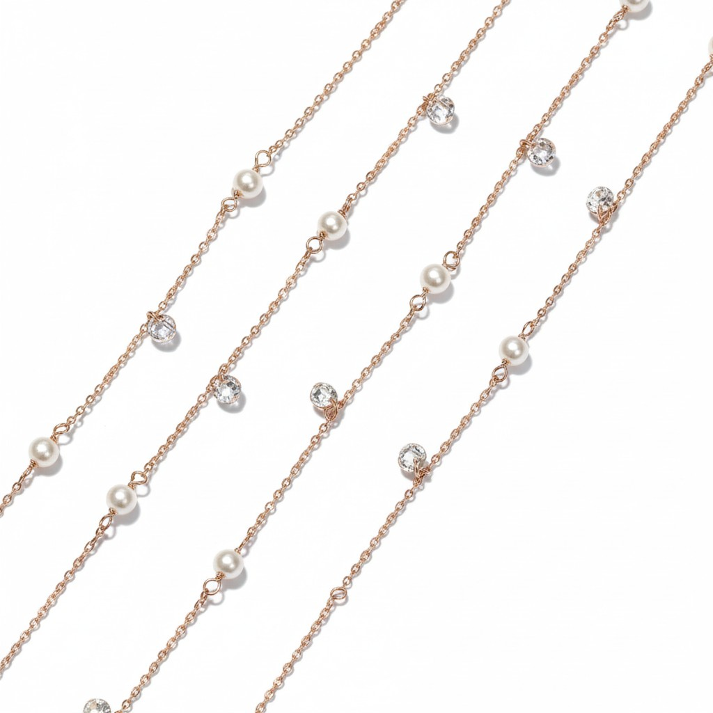 Zircon Heart Necklace, S925 Silver