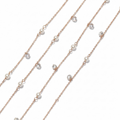 Zircon Heart Necklace, S925 Silver