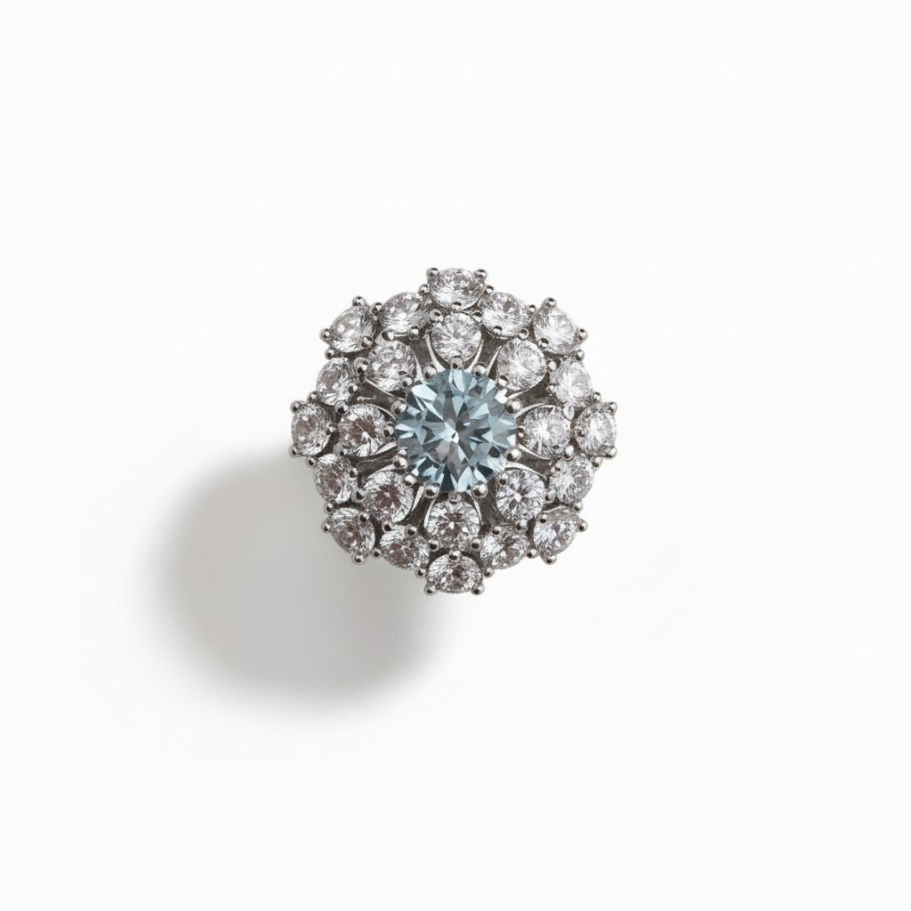 Anello Margherita COLOR, Produzione ESCLUSIVA, Argento 925