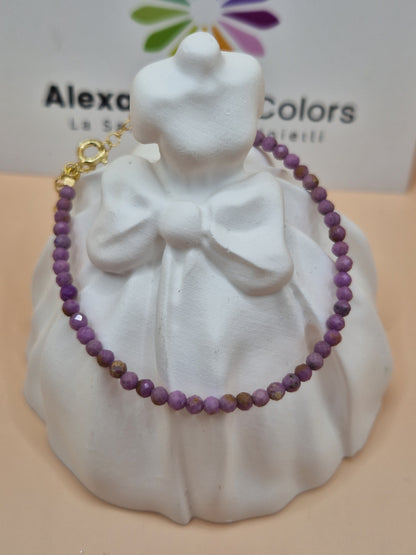 Bracciali con Pietre Naturali Colori Caldi, Argento s925, Produzione Propria