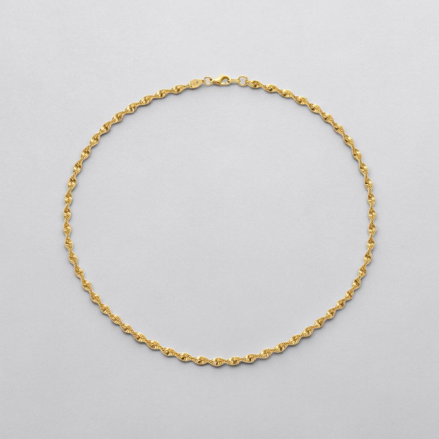 Collana Torcion 3.2mm, Argento S925