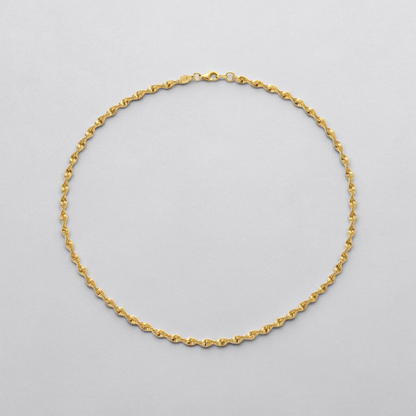 Collana Torcion 3.2mm, Argento S925