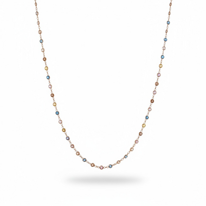 Collana Catena Mille Punti Luce, Argento S925