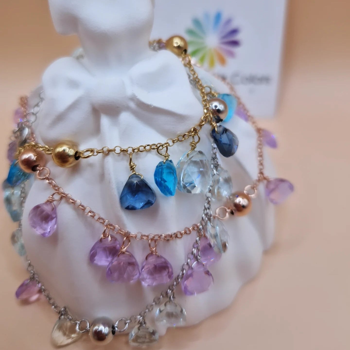 Bracciale Gocce, Linea esclusiva, Argento s925