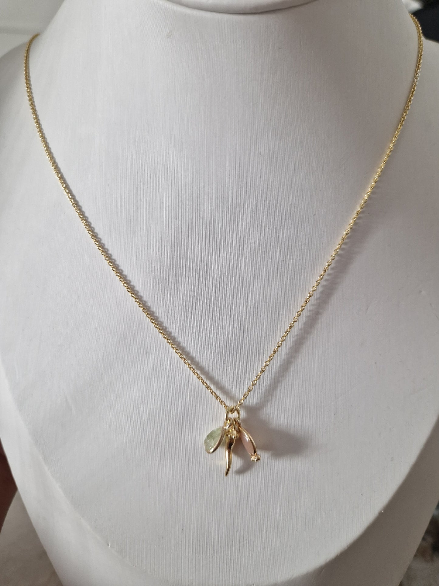 4-Petal Flower Ring, in S925 Silver and Zircons