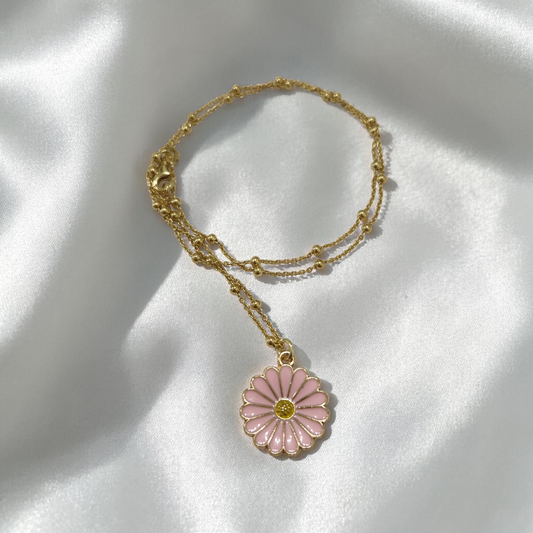 4-Petal Flower Ring, in S925 Silver and Zircons