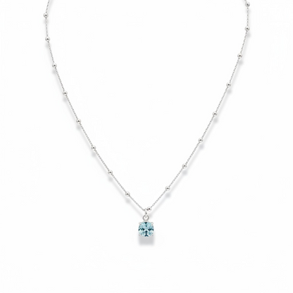 4-Petal Flower Ring, in S925 Silver and Zircons