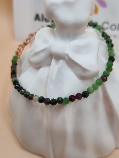 Bracciali con Pietre Naturali Colori Freddi, Argento s925, Produzione Propria