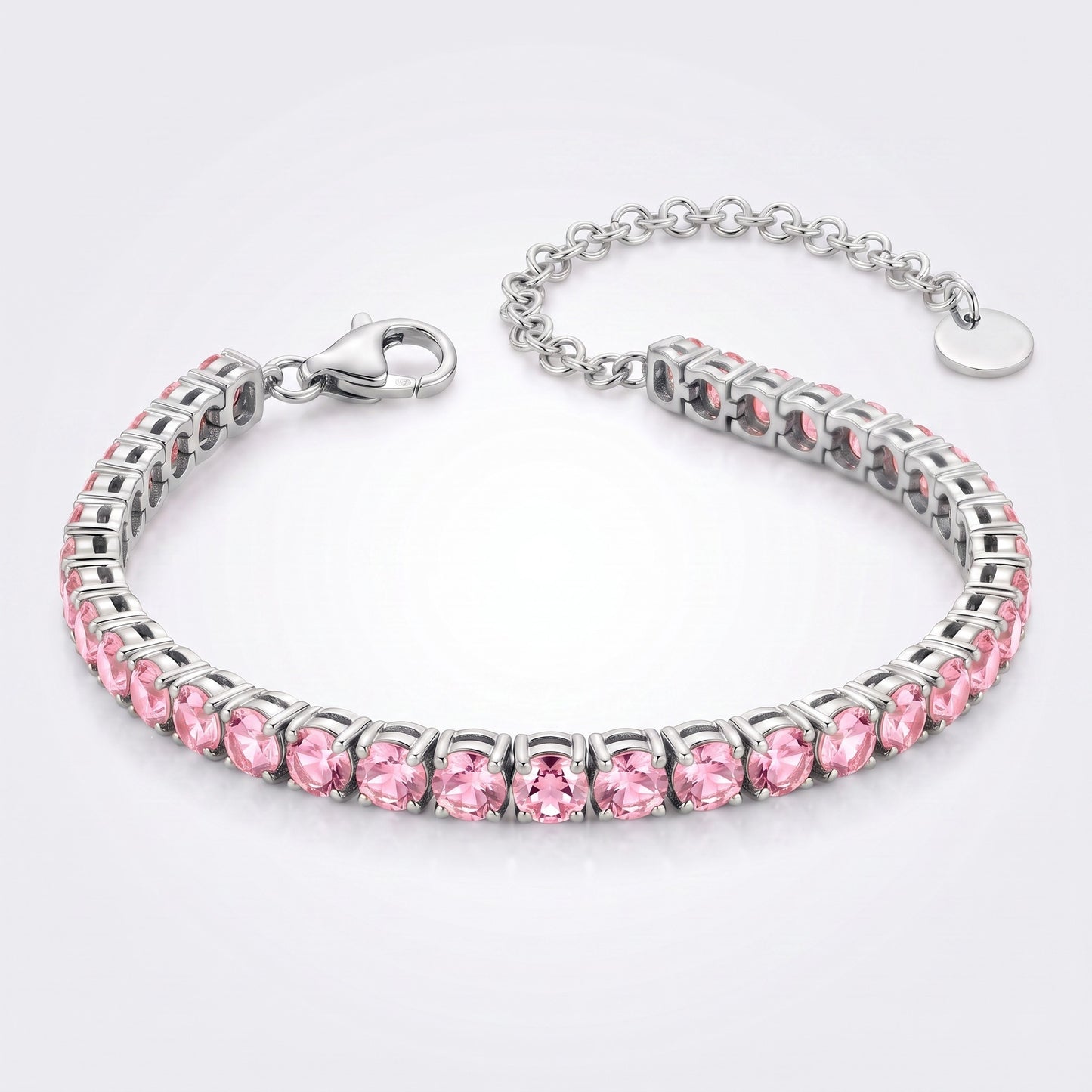 Bracciale Tennis 3mm, morbido, Argento s925