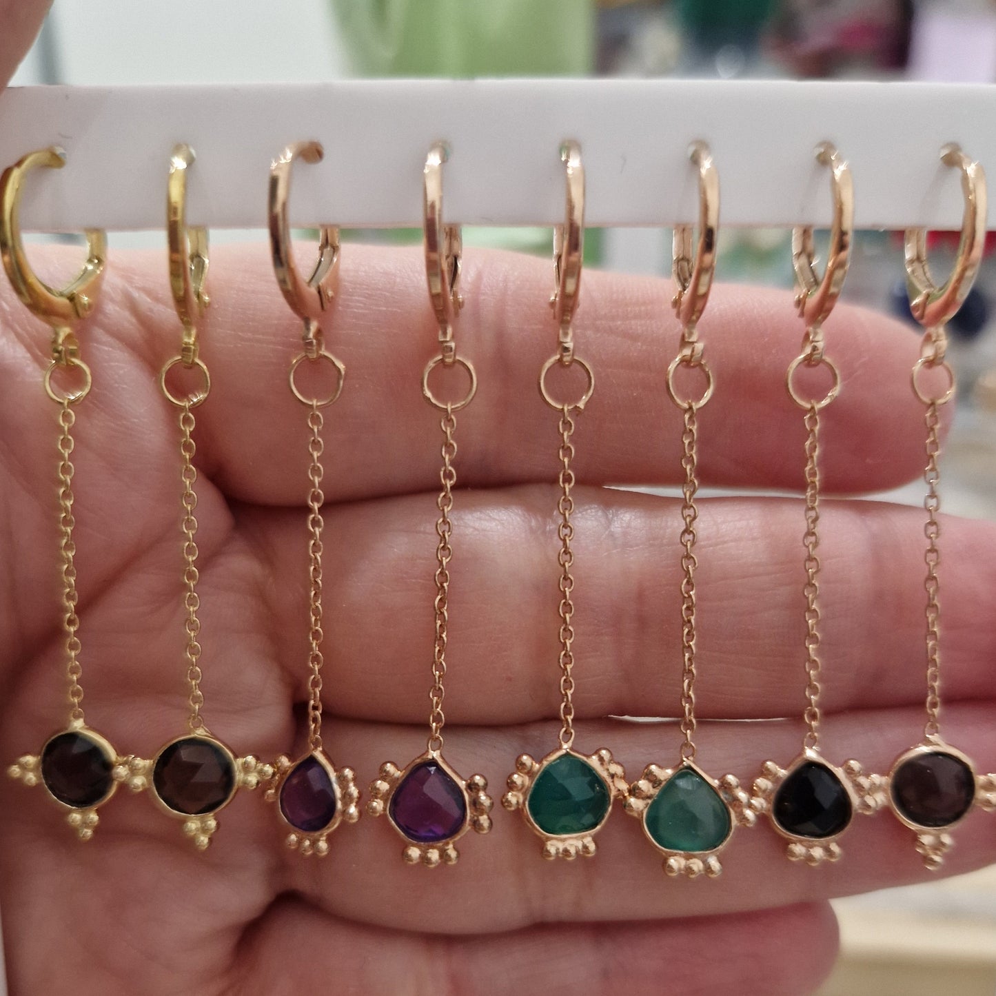 Kate Square Earrings, Luxury in S925 Silver