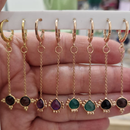 Kate Square Earrings, Luxury in S925 Silver