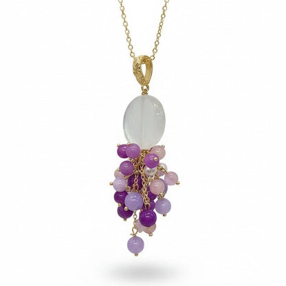 Cross and Pearl Necklace – in 925 Silver