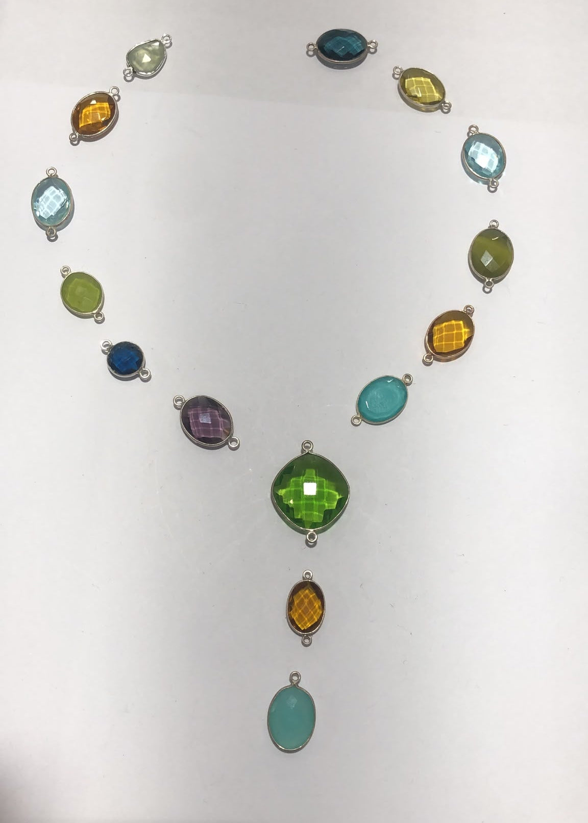 Zircon Heart Necklace, S925 Silver
