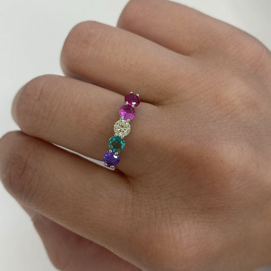 Kate Paraiba Square Ring, in S925 SILVER (Copy)