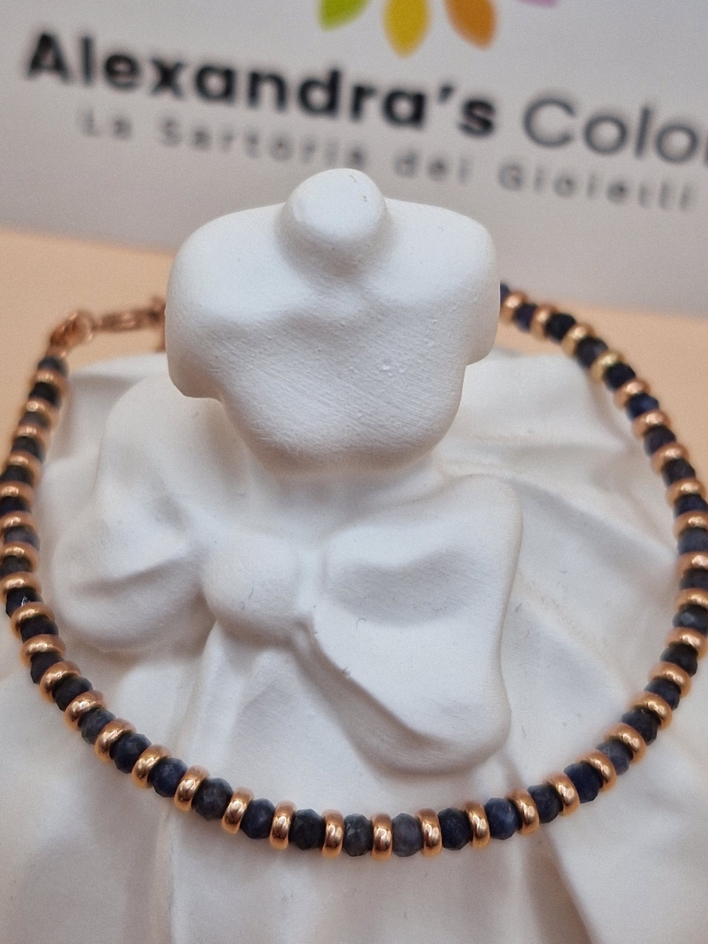 Bracciali con Pietre Naturali, in Argento s925