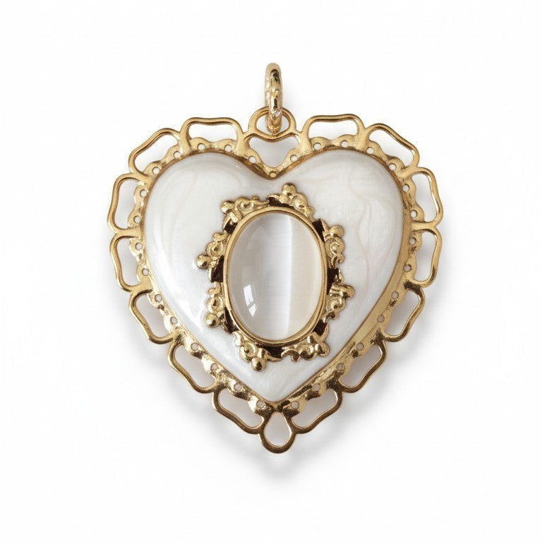 Cross and Pearl Necklace – in 925 Silver