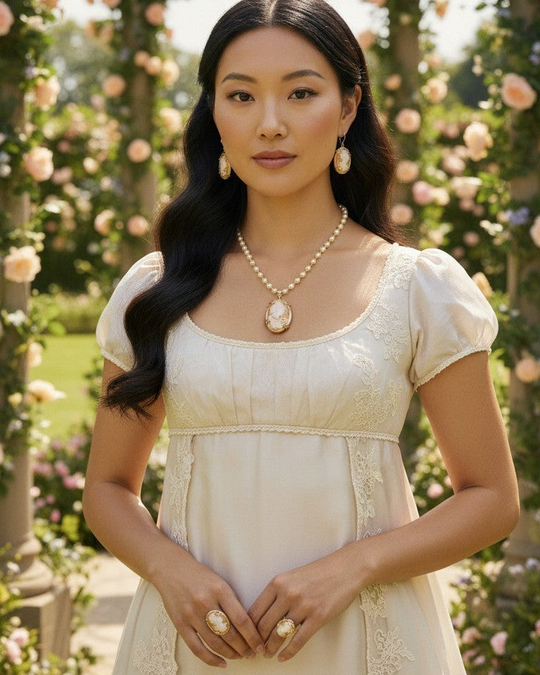 Cross and Pearl Necklace – in 925 Silver