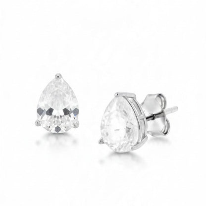 4-Petal Flower Ring, in S925 Silver and Zircons