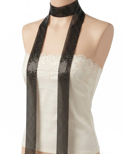 Collana Sciarpina Lurex, ultra brillante