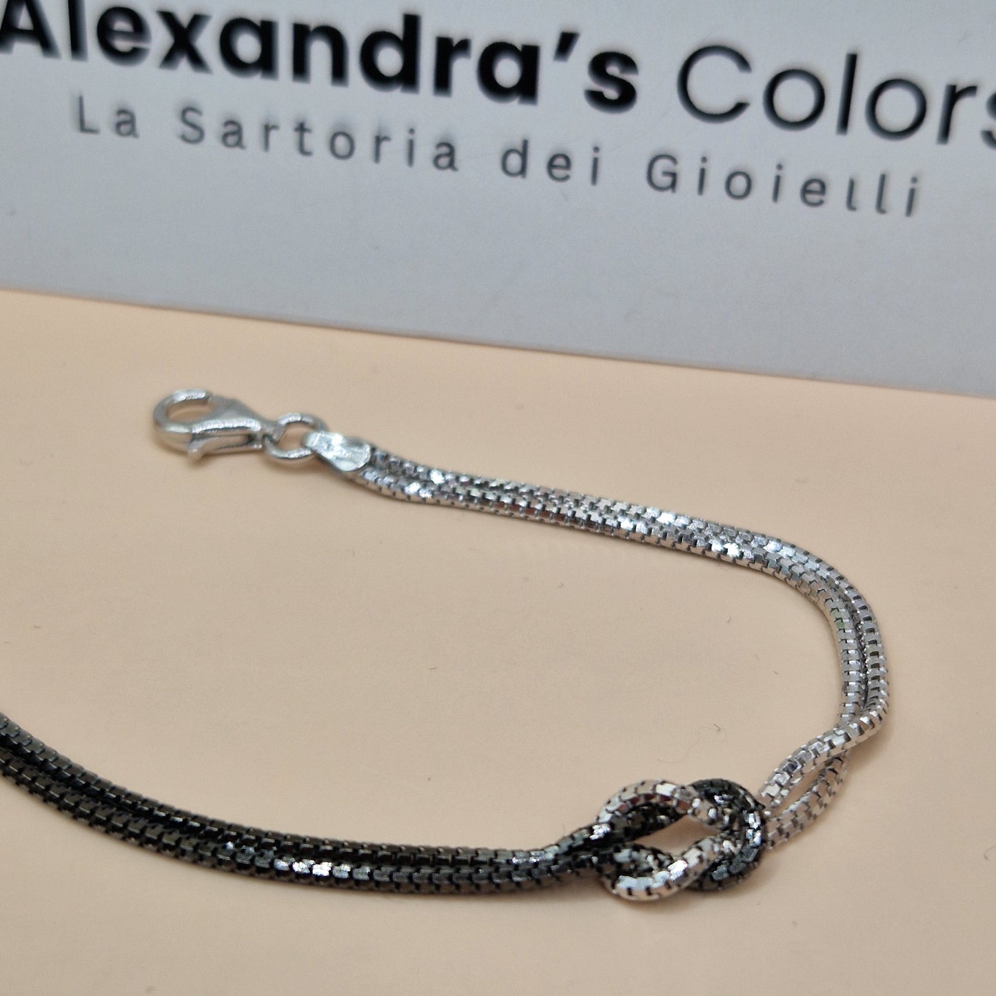 Bracciale NODO, in Argento S925
