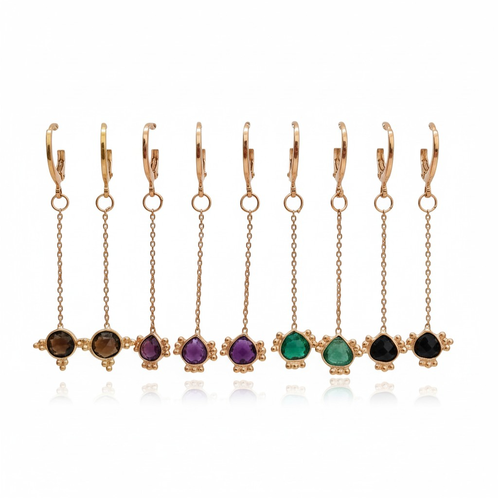 Kate Square Earrings, Luxury in S925 Silver