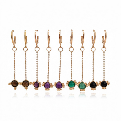 Kate Square Earrings, Luxury in S925 Silver