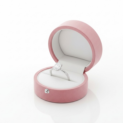 4-Petal Flower Ring, in S925 Silver and Zircons