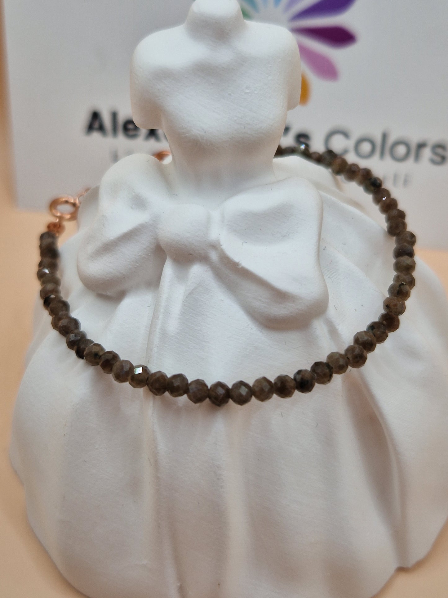 Bracciali con Pietre Naturali Colori Freddi, Argento s925, Produzione Propria