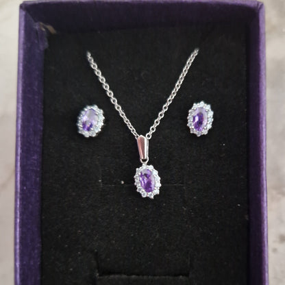 SET Micro kate Viola/aquaBlu, Argento S925
